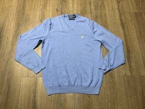 Polo by Ralph Lauren Men's Prima Cotton V-Neck Sweater